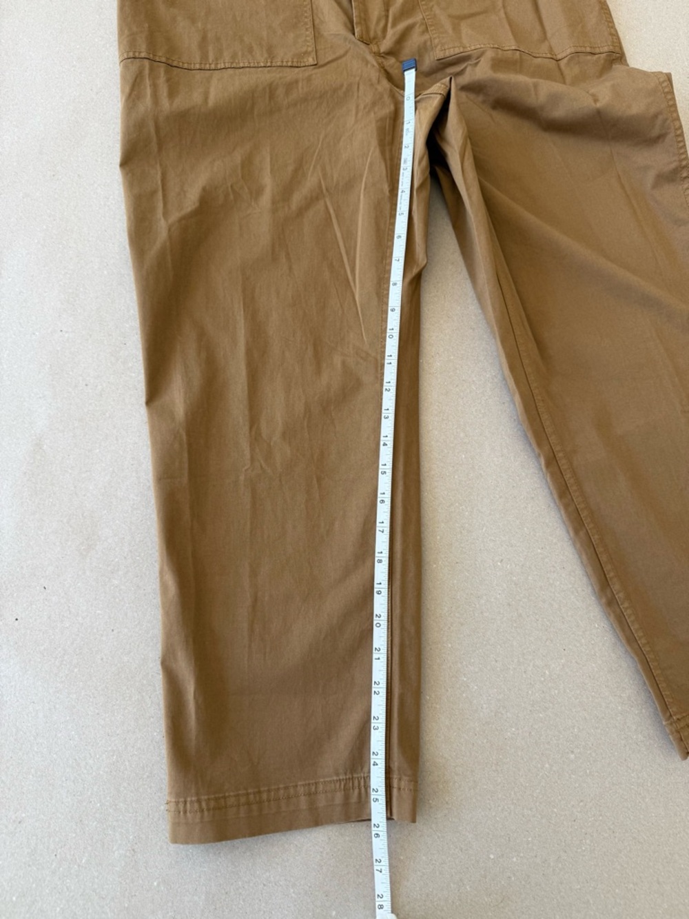 Alex Mill — Utility Cotton Twill Jumpsuit - Hickory — Size L - Picture 11 of 16